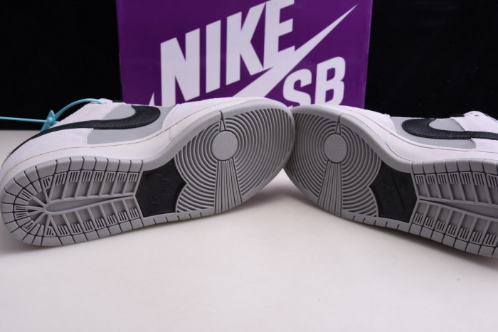 nike sb dunk low pro grey/black bq6817-101