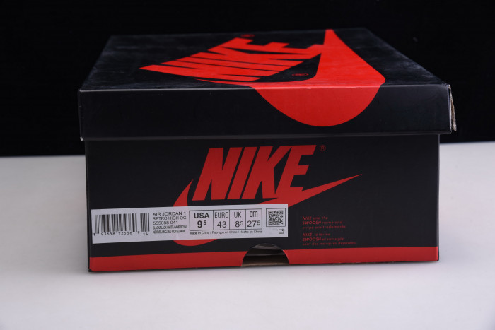 air jordan 1 retro high black game royal - 555088-041‎