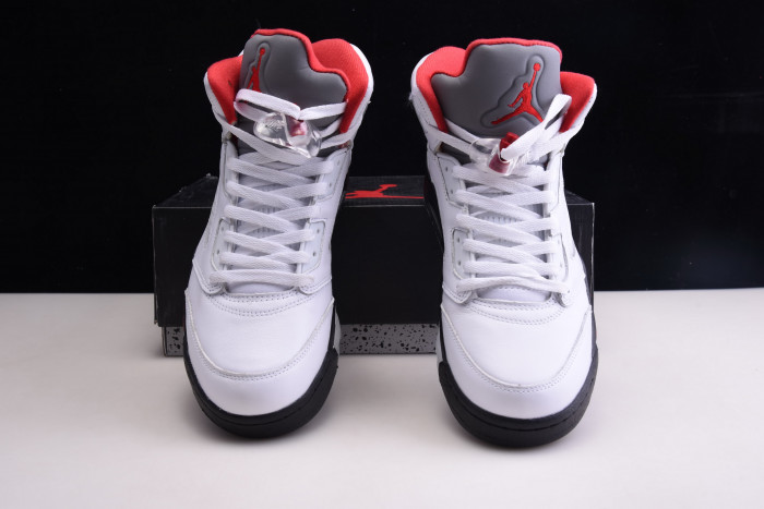 jordan 5 retro fire red silver tongue (2020) - da1911-102