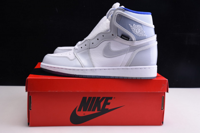 jordan 1 retro high zoom white racer blue - ck6637-104