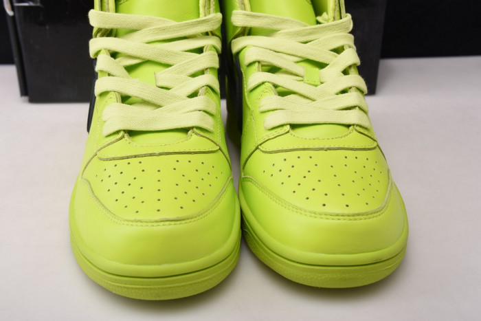 nike dunk high x ambush flash lime - cu7544-300