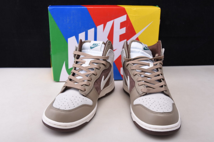 nike dunk high light chocolate - dh5348-100