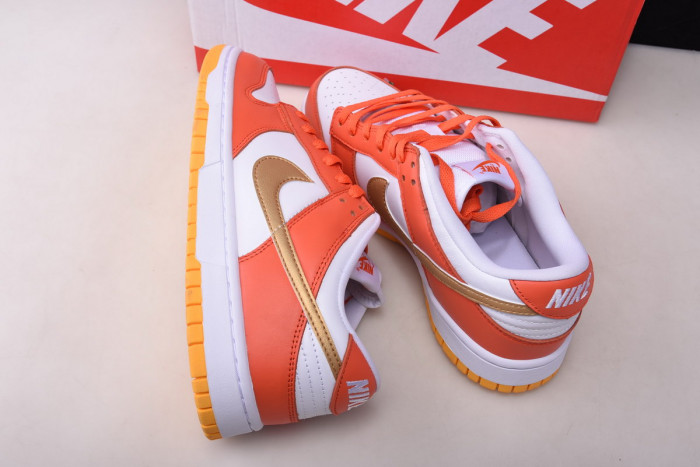 nike dunk low golden orange dq4690-800