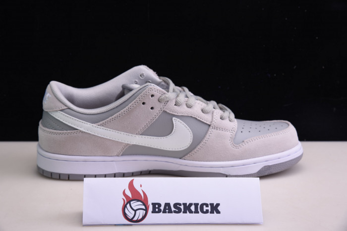 nike sb dunk low summit white wolf grey - ar0778-110