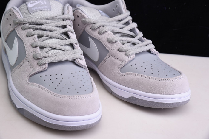 nike sb dunk low summit white wolf grey - ar0778-110