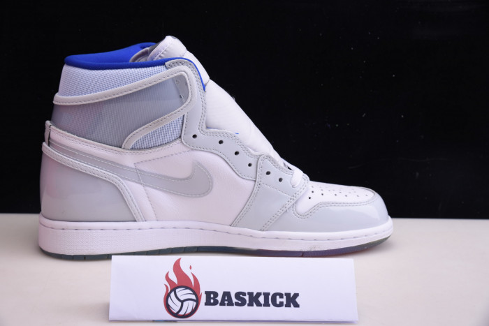 jordan 1 retro high zoom white racer blue - ck6637-104