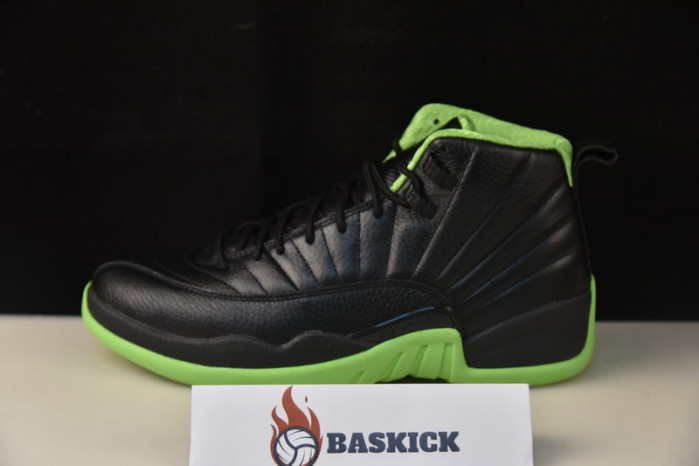 air jordan xii “black/neon green”