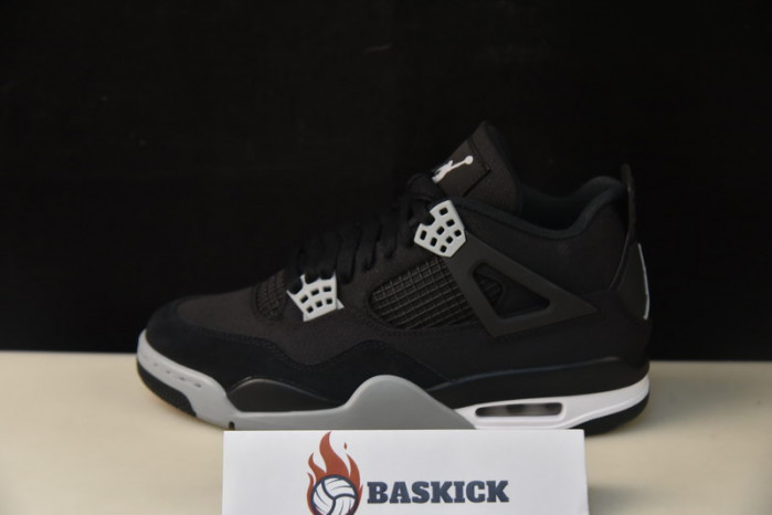 air jordan 4 “black canvas” dh7138-006