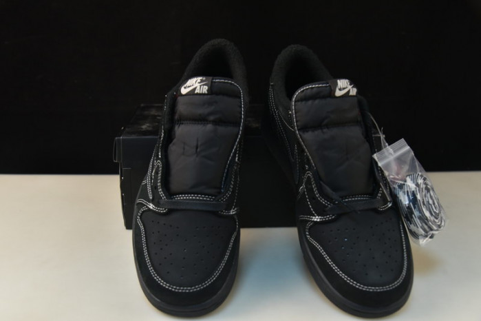 travis scott x air jordan 1 low “black phantom” dm7866-001