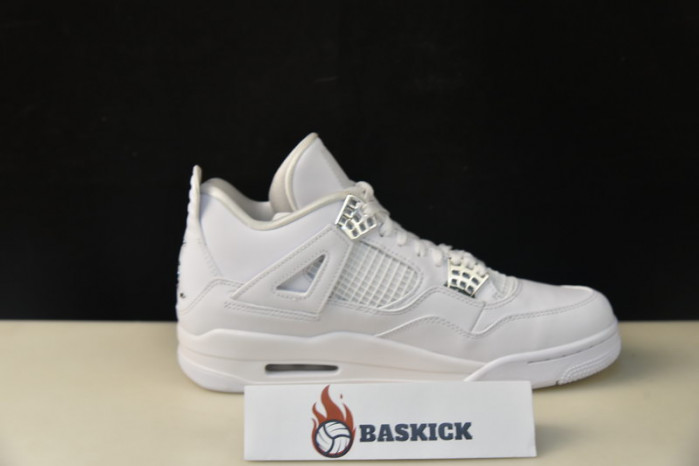 air jordan 4 retro “pure money” white mens 308497-100