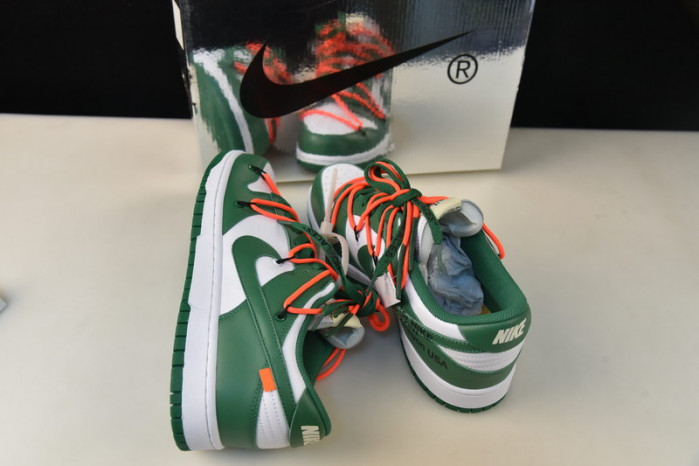 ofw nike dunk low pine green - ct0856-100