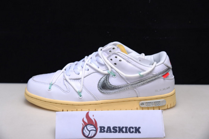 ofw nike dunk low the 01 of 50 white dm1602-127