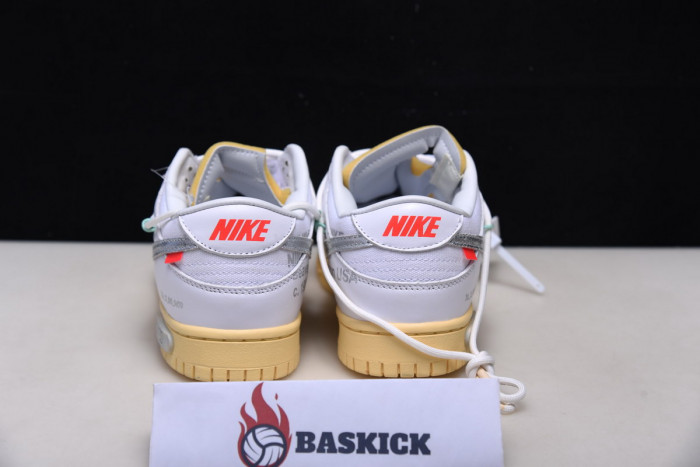 ofw nike dunk low the 01 of 50 white dm1602-127