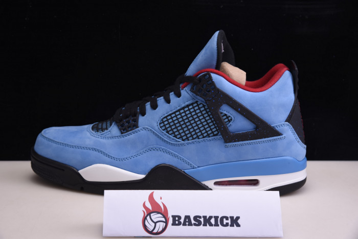 travis scott x air jordan 4 “houston oilers” university blue 308497-406
