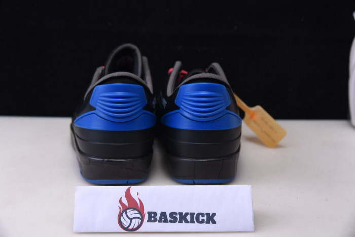 jordan 2 retro low sp ofw black blue dj4375-004