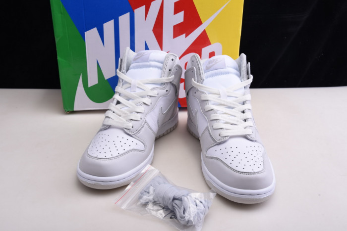 nike dunk high retro white vast grey (2021) dd1399-100
