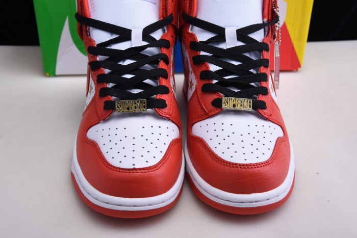 nike dunk high pro sb red stars 307385-161