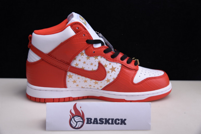 nike dunk high pro sb red stars 307385-161