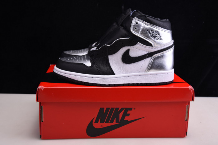 air jordan 1 high og wmns “silver toe” (red box) cd0461-001