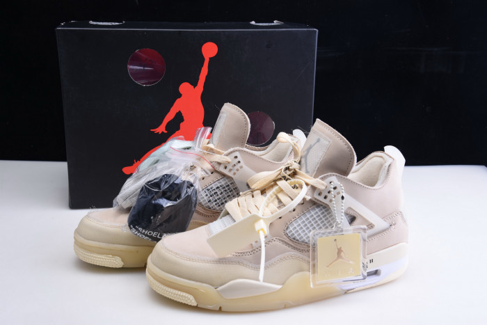 ofw air jordan 4 sail (2020) cv9388-100