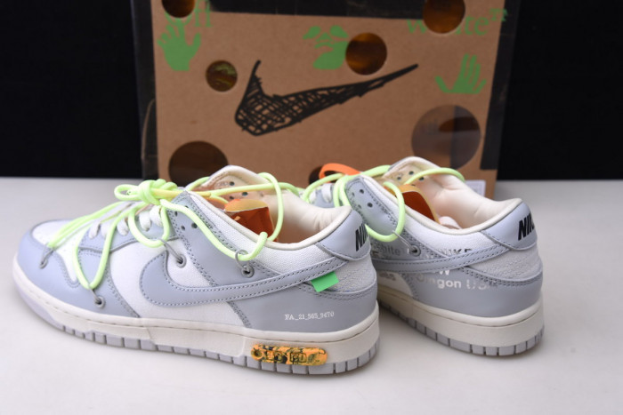 nike dunk low ofw lot 43 dm1602-128