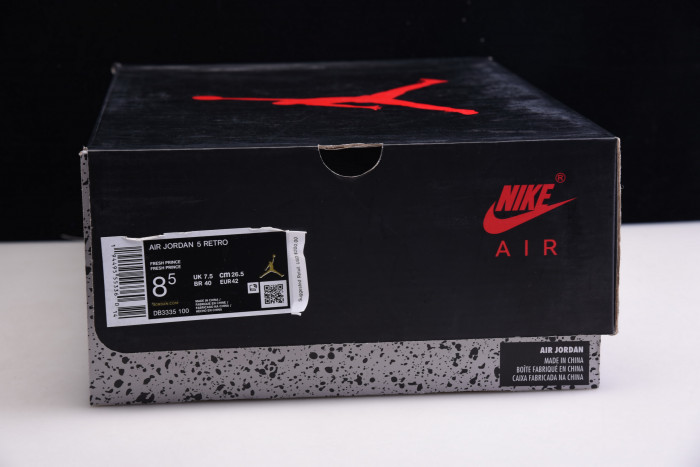 air jordan 5 alternate white bel-air db3335-100