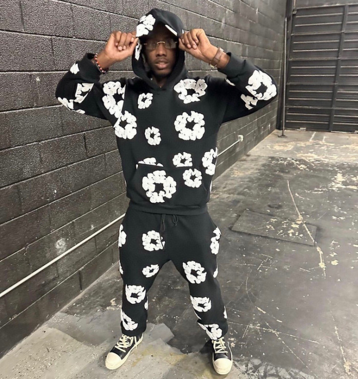 ALL KINDS OF COLOR DENIM TEARS SWEATPANTS