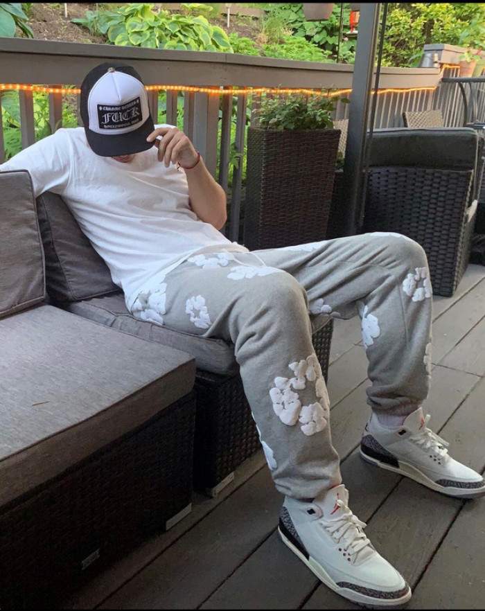 ALL KINDS OF COLOR DENIM TEARS SWEATPANTS