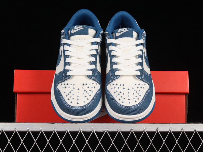 nike dunk low industrial blue sashiko dv0834 101