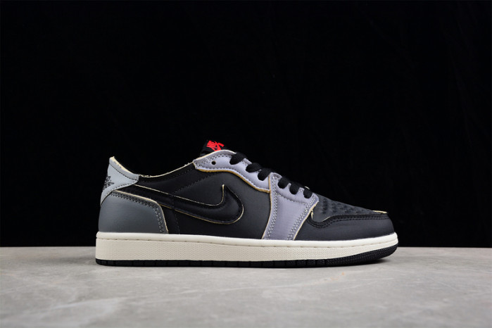 jordan 1 low og ex black smoke grey - dv0982-006