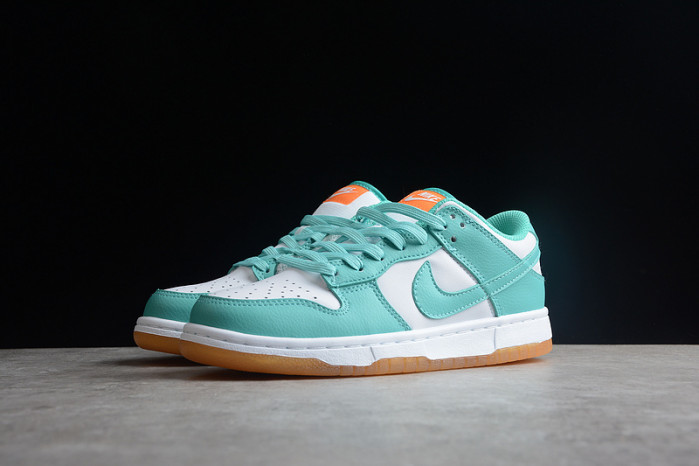 nike dunk low white turquoise dv2190-100