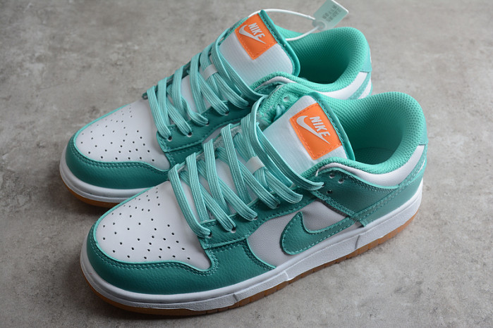 nike dunk low white turquoise dv2190-100