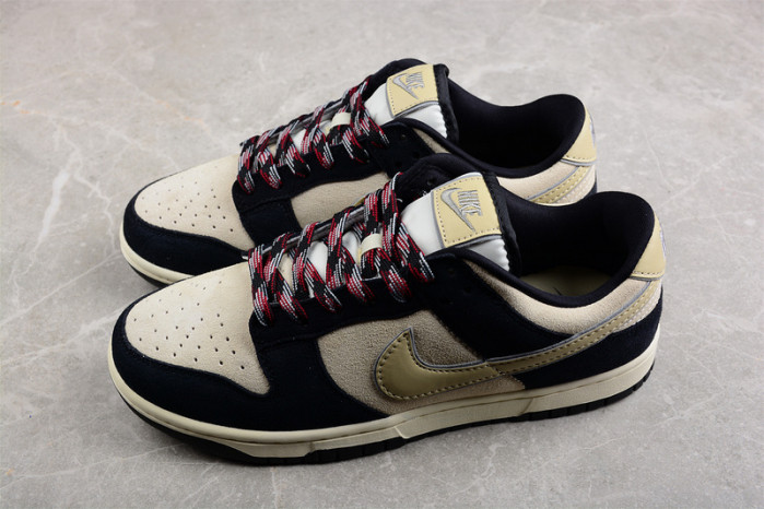 nike dunk low "navy suede" dv3054-001