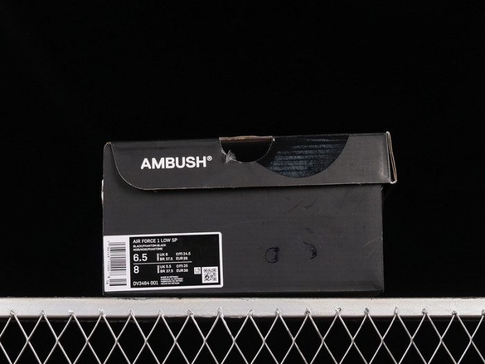 ambush x nike air force 1 low “black” dv3464-001