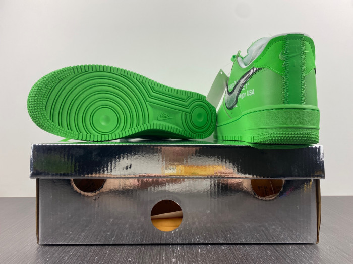 nike air force 1 low ofw light green spark dx1419-300