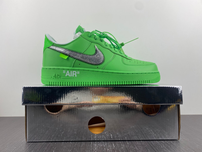 nike air force 1 low ofw light green spark dx1419-300