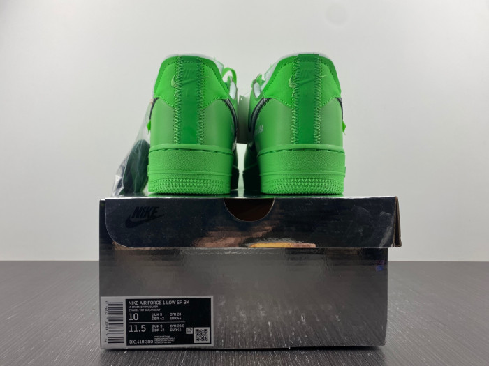 nike air force 1 low ofw light green spark dx1419-300