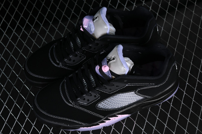 air jordan 5 low dongdan purple/black/grey dx4355-015