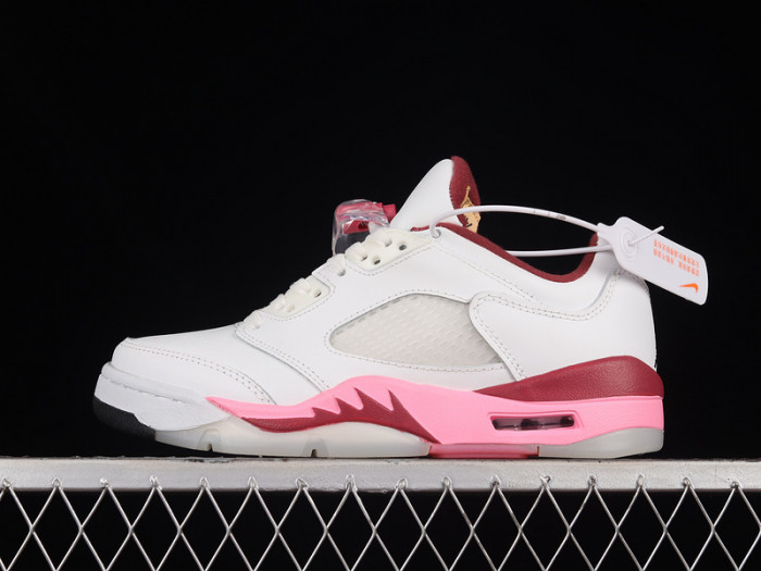 air jordan 5 low gs crafted for her white dx4390-116