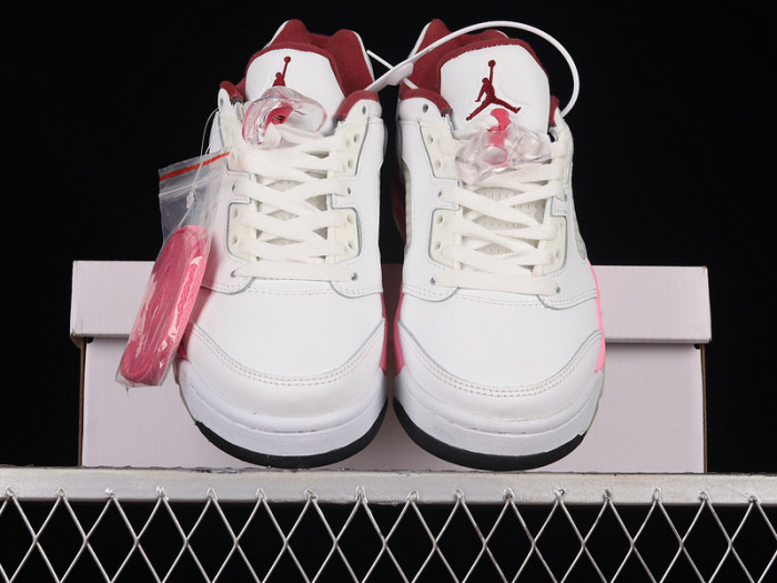 air jordan 5 low gs crafted for her white dx4390-116