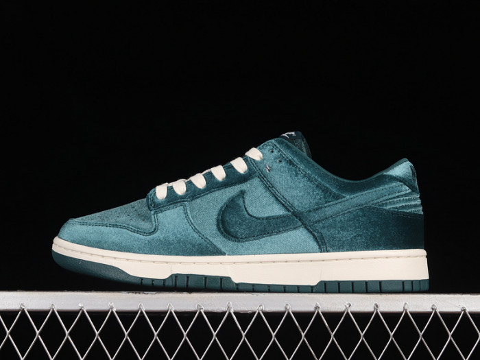 nike sb dunk low green velvet - dz5224-300