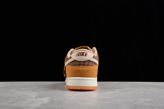 nike sb dunk low wheat brown white dz5350-288
