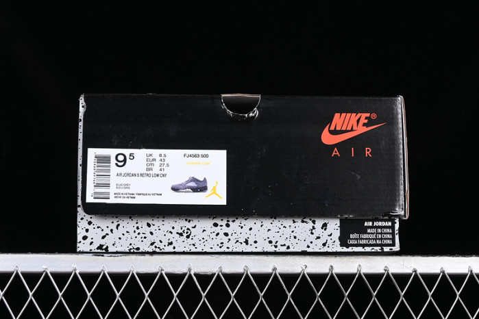 air jordan 5 low indigo haze white/blue/purple fj4563-500