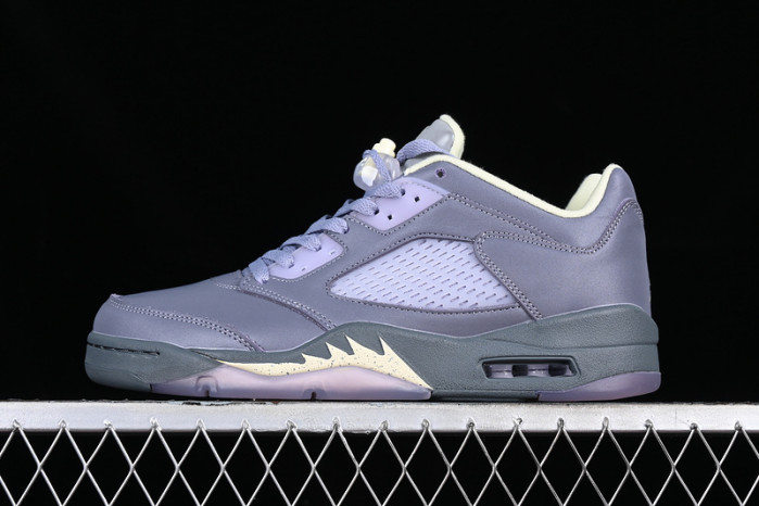 air jordan 5 low indigo haze white/blue/purple fj4563-500