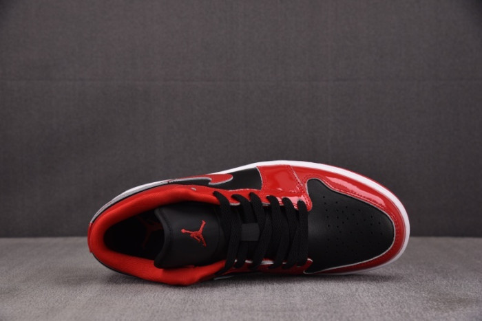 Air Jordan 1 Low SE Patent Varsity Red Black HV4089-006