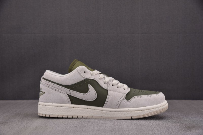 Air Jordan 1 Low SE Medium Olive Sail HV4089-201