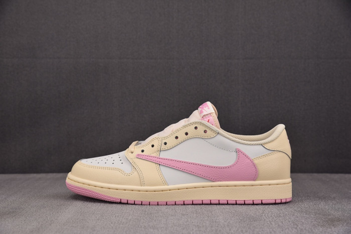 Air Jordan 1 Retro Low OG SP Travis Scott Shy Pink IQ7604-100