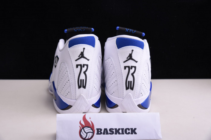 air jordan 14 retro white hyper royal - 487471-104