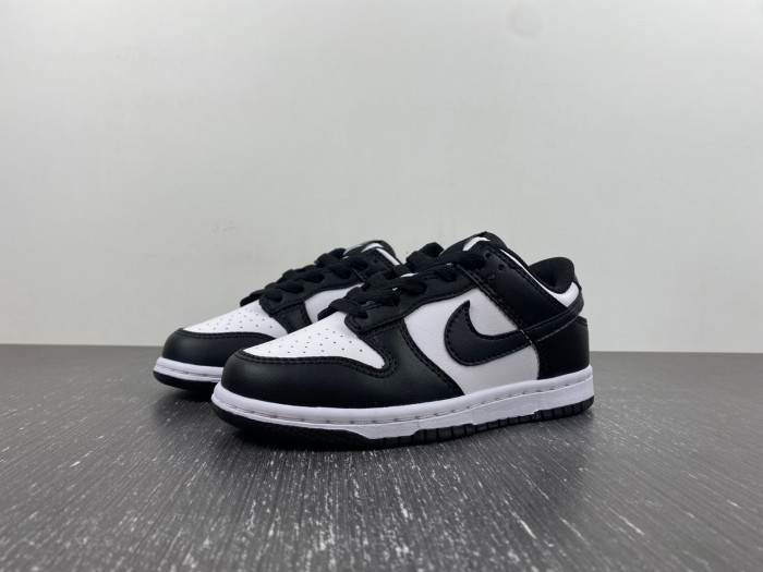 nike dunk low white black panda kids-cw1588-100