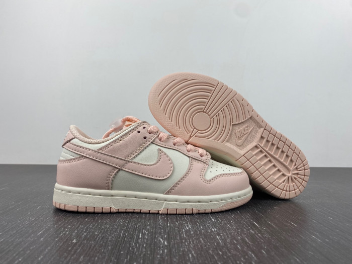 nike dunk low sp orange pearl kids-cw1588-101